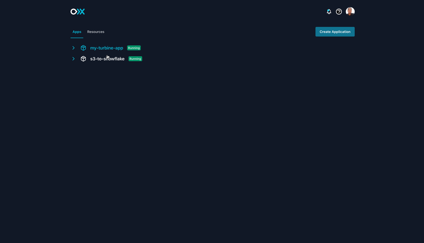 Meroxa Dashboard: Visit App Detail View